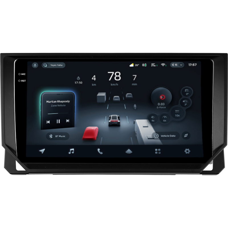 Android head unit Teyes CC4 Pro 8+128 Gb Seat Ibiza 2017-2020 9" 2k (L1)