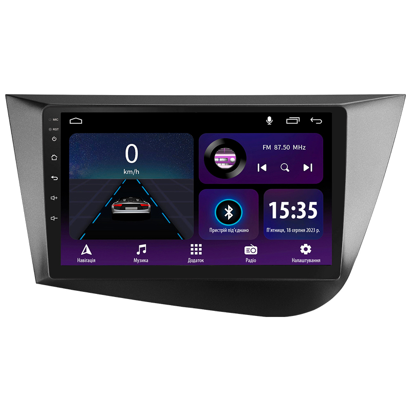 Magazynofon Sigma E9232 ANDROID 10 2+32 GB do Seat Leon 2 (2005–2012, F2), 9