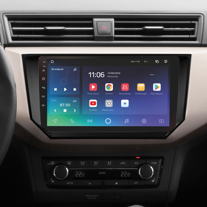 Android head unit SIGMA X9432 ANDROID 10 4+32 Gb 4G DSP Seat Ibiza 2017-2020 9" (L1)