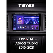 Android head unit Teyes CC3 4+32 Gb Seat Ateca Cupra 2016-2021 9" 2k