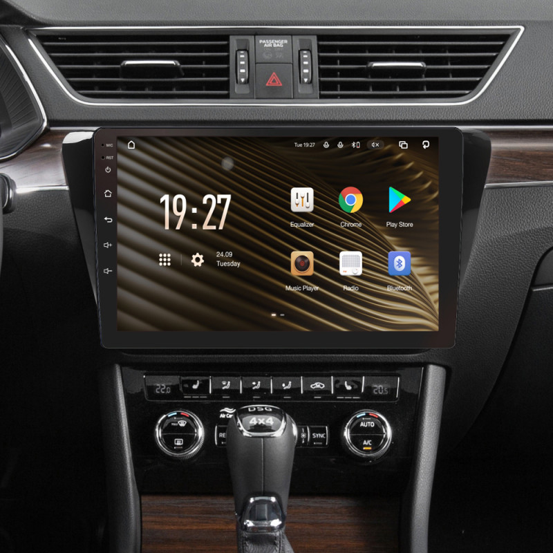 Android head unit SIGMA S10432 ANDROID 10 4+32 Gb 4G DSP Skoda Superb 3 2015-2019 10"