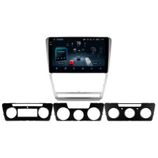 Android head unit Teyes CC4 Pro 12+256 Gb Skoda Octavia 2 A5 2008-2013 10" silver 2k