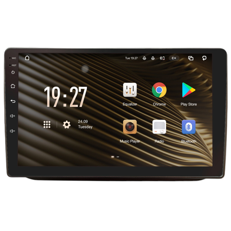Android head unit SIGMA S10432 ANDROID 10 4+32 Gb 4G DSP Skoda FABIA RAPID 2007-2014 Sliver 10"