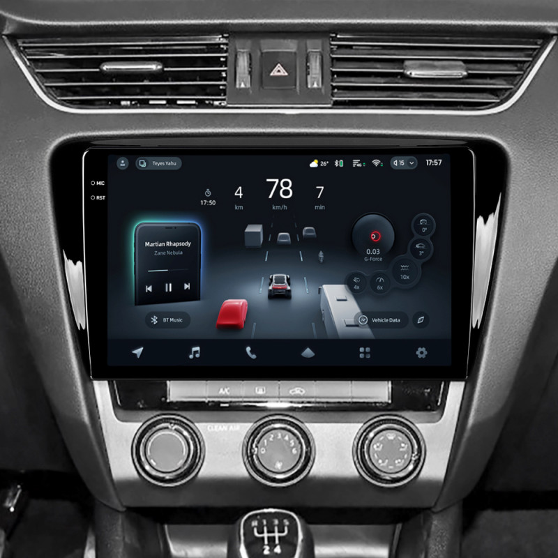 Android head unit Teyes CC4 Pro 8+128 Gb Skoda Octavia 3 A7 2013-2018 (A) 10" 2k