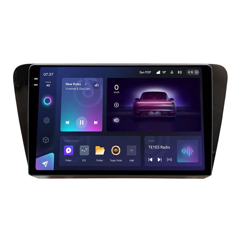 Android head unit Teyes CC3 4+64 Gb Skoda RAPID 2013-2017 10" 2k