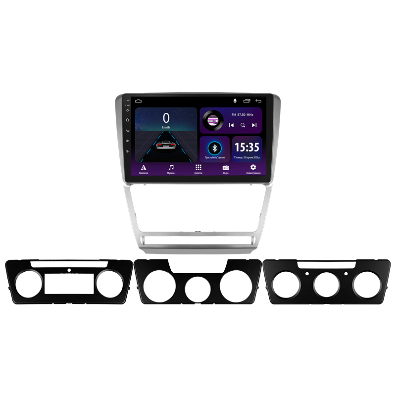 Android head unit SIGMA E10232 ANDROID 10 2+32 Gb Skoda Octavia 2 A5 2008-2013 10" silver