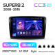 Android head unit Teyes CC3 6+128 Gb with 360° surround view° Skoda Superb 2 B6 2008-2015 10" 2k