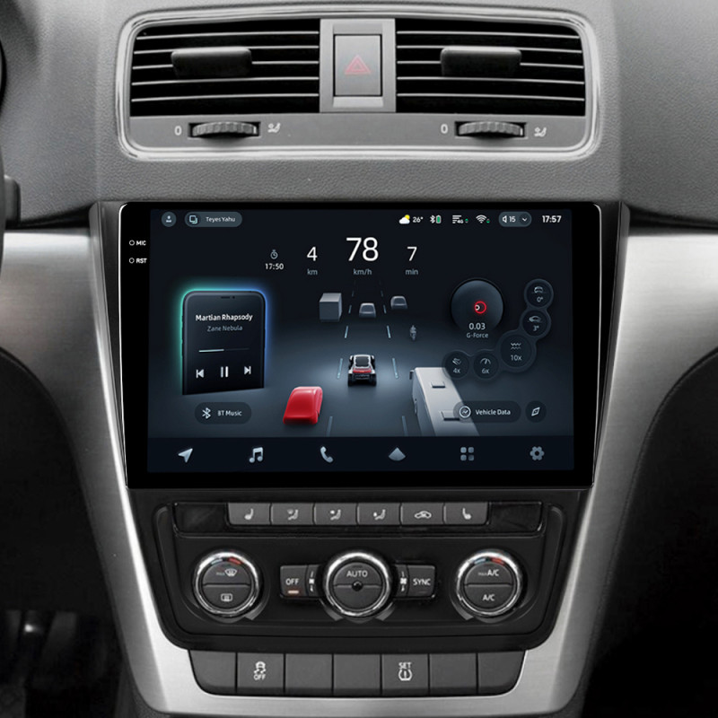 Android head unit Teyes CC4 Pro 12+256 Gb Skoda Yeti 5L 2009-2014 10" 2k