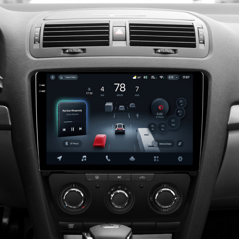 Android head unit Teyes CC4 Pro 12+256 Gb Skoda Octavia 2 A5 2008-2013 10" black 2k