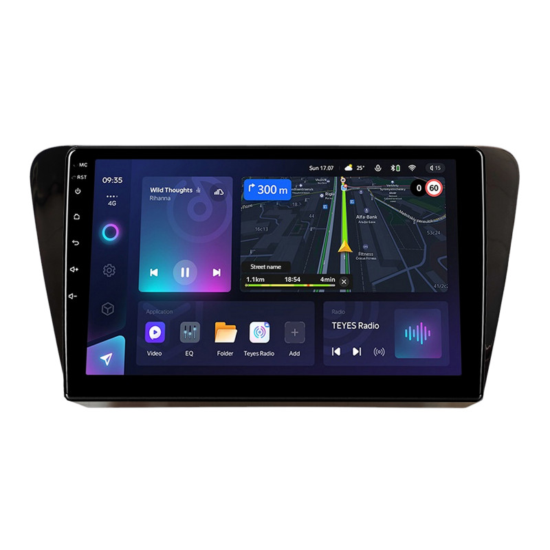 Android head unit Teyes CC3L 4+32 Gb Skoda RAPID 2013-2017 9"
