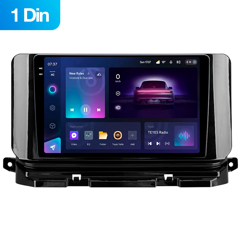 Android head unit Teyes CC3 4+64 Gb Skoda Octavia 4 A8 (1 Din) 2019-2021 10" 1din 2k (L1)