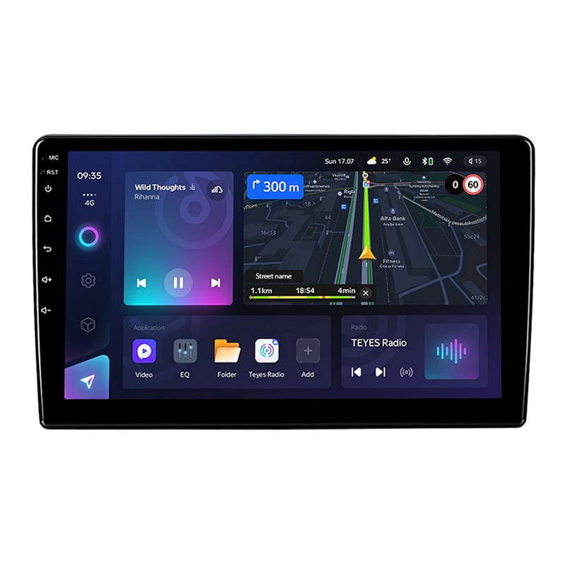Android head unit Teyes CC3L 4+32 Gb SsangYong Rexton 2001-2006 9"
