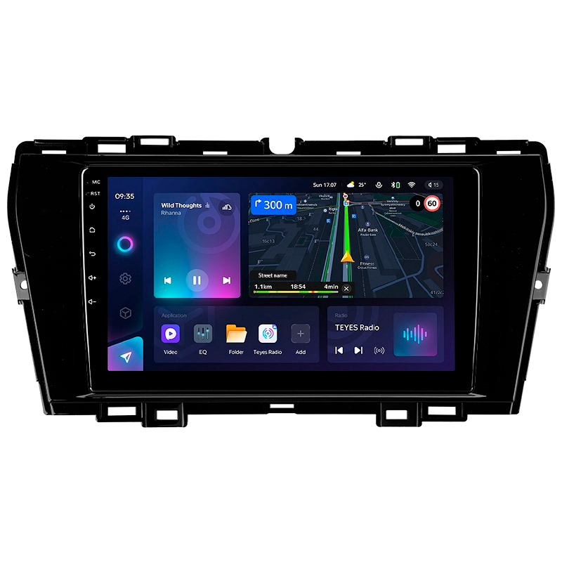 Android head unit Teyes CC3L 4+32 Gb SsangYong Tivoli 2019-2023 9"