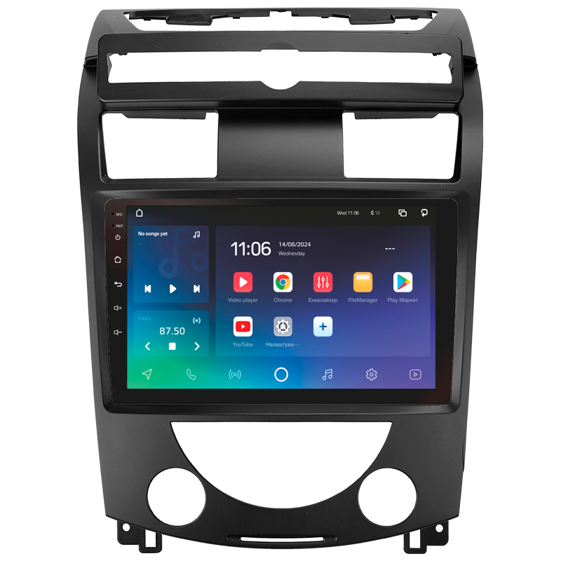 Android head unit SIGMA X10432 ANDROID 10 4+32 Gb 4G DSP SsangYong Rexton Y250 II 2 2006 - 2012 10" (L1)