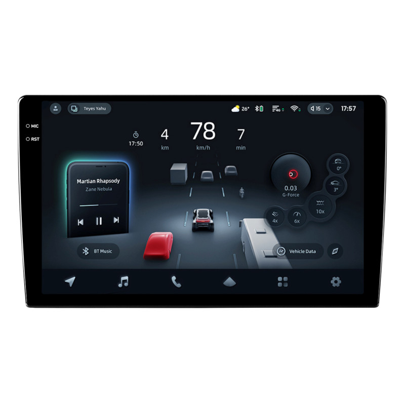 Android head unit Teyes CC4 Pro 12+256 Gb SsangYong Rexton 2001-2006 9" 2k