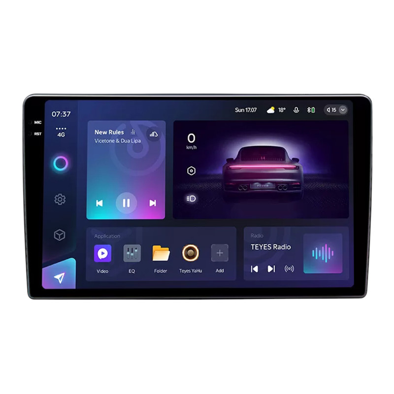 Android head unit Teyes CC3 6+128 Gb SsangYong Rexton 2001-2006 9" 2k