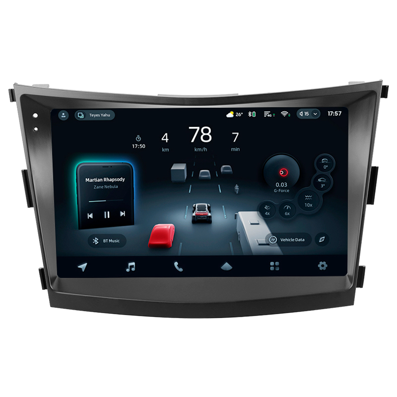 Android head unit Teyes CC4 Pro 8+128 Gb SsangYong Tivoli 2015-2019 9" 2k (L1)
