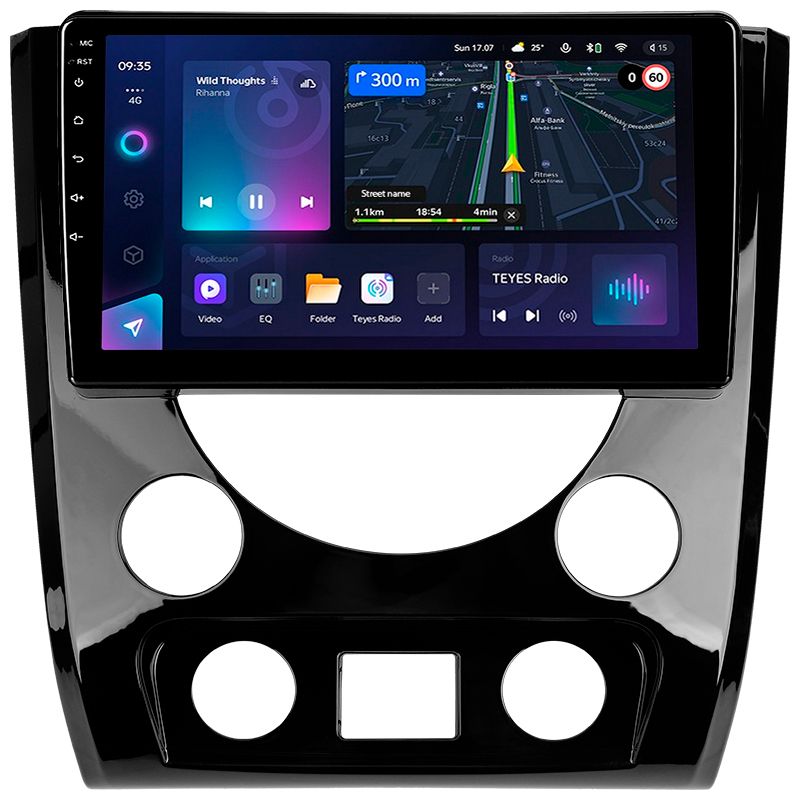 Android head unit Teyes CC3L 4+32 Gb SsangYong Rexton Y290 III 3 2012-2017 9"
