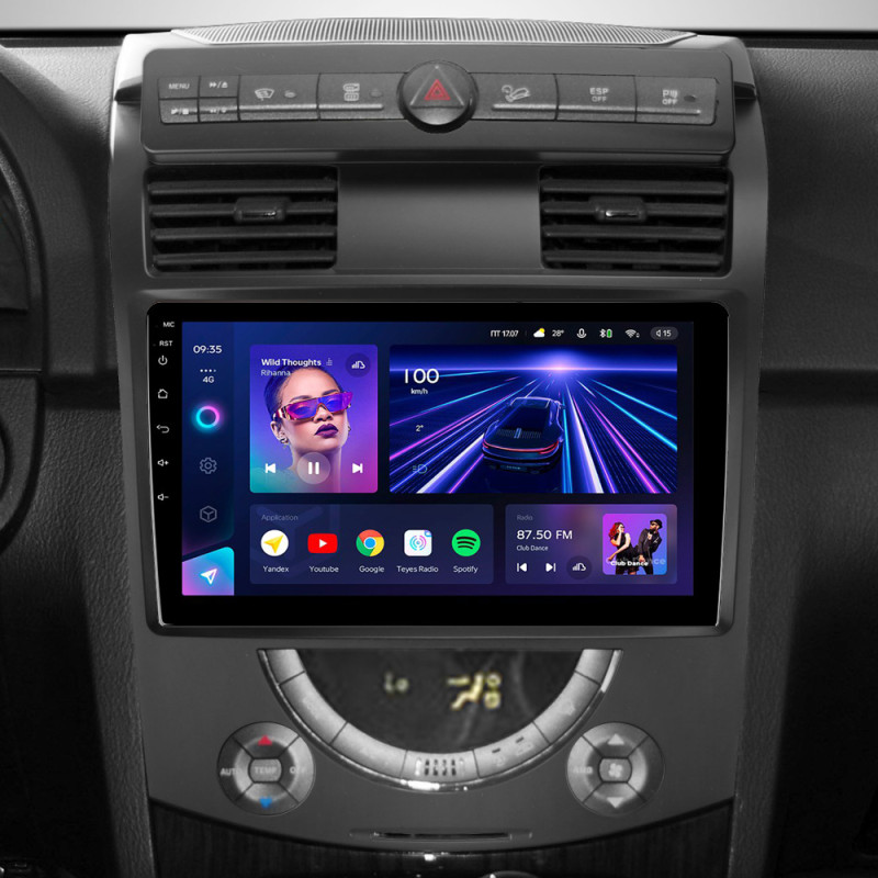 Android head unit Teyes CC3 4+32 Gb SsangYong Rexton Y250 II 2 2006 - 2012 10" (L1)