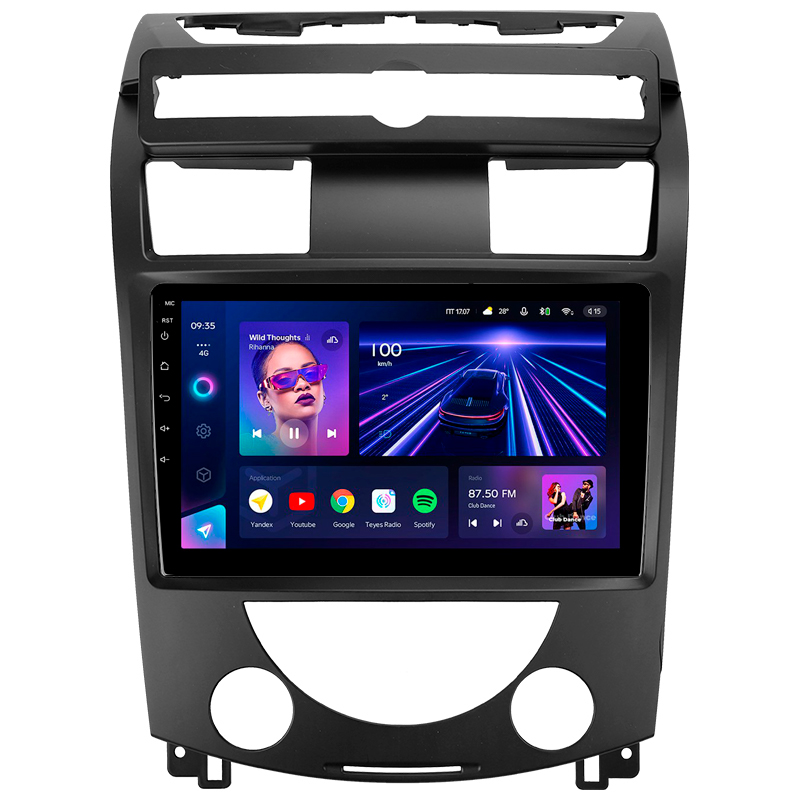 Android head unit Teyes CC3 4+32 Gb SsangYong Rexton Y250 II 2 2006 - 2012 10" (L1)