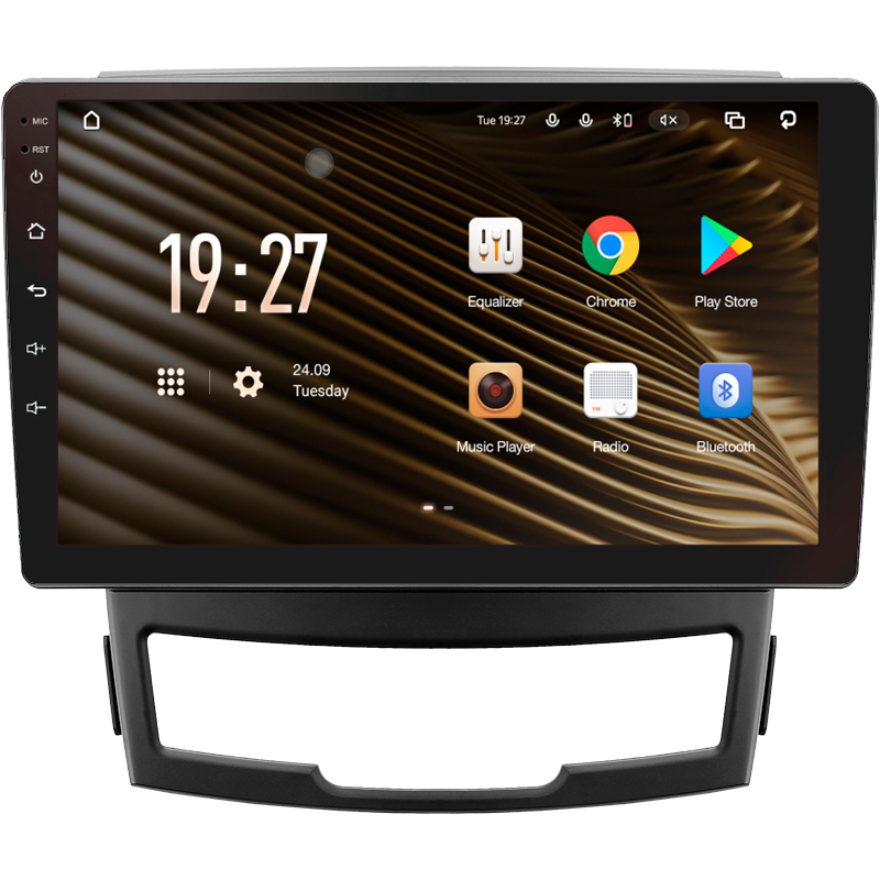 Android head unit SIGMA S9432 ANDROID 10 4+32 Gb 4G DSP SsangYong Korando 3 Actyon 2 2010-2013 9"