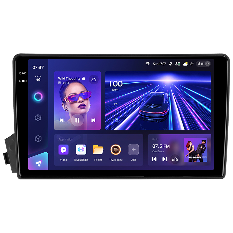Android head unit Teyes CC3 4+32 Gb SsangYong Actyon C100 2005-2011 9" 2k