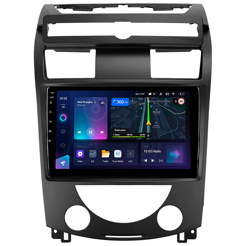 Android head unit Teyes CC3L 4+32 Gb SsangYong Rexton Y250 II 2 2006 - 2012 10" (L1)