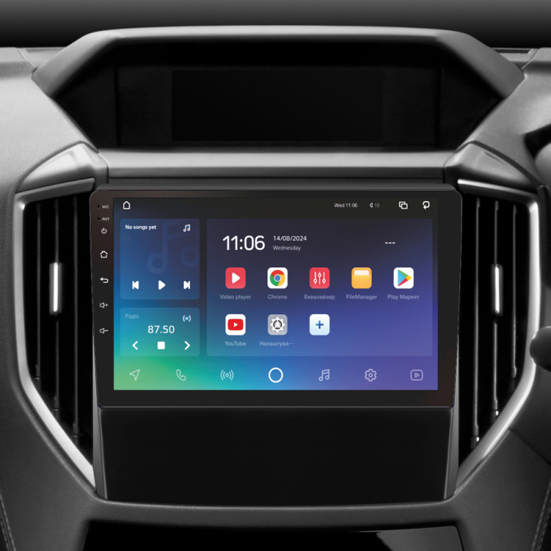 Android head unit SIGMA X9432 ANDROID 10 4+32 Gb 4G DSP Subaru Forester 5 2018-2023 9"