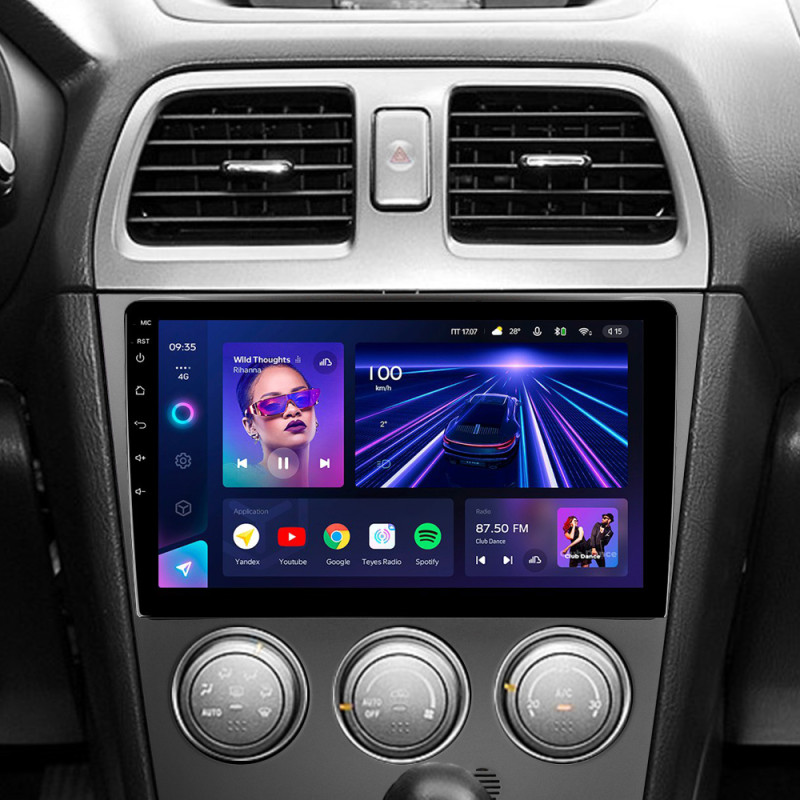 Android head unit Teyes CC3 4+32 Gb Subaru Impreza GD GG 2002-2007 9"