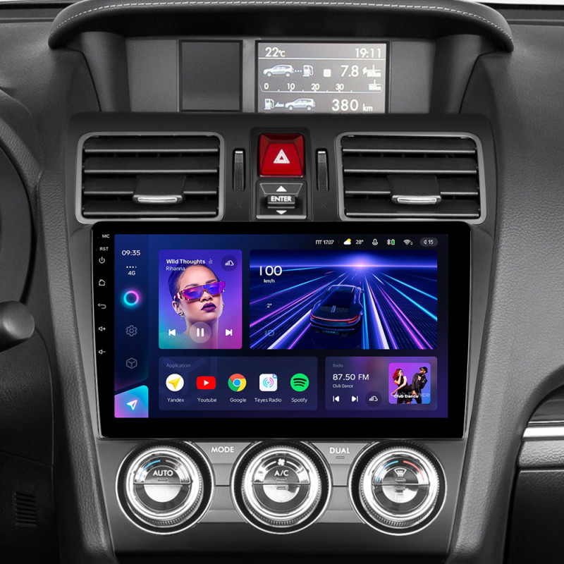Android head unit Teyes CC3 4+32 Gb Subaru Forester SJ 2015-2018 9"