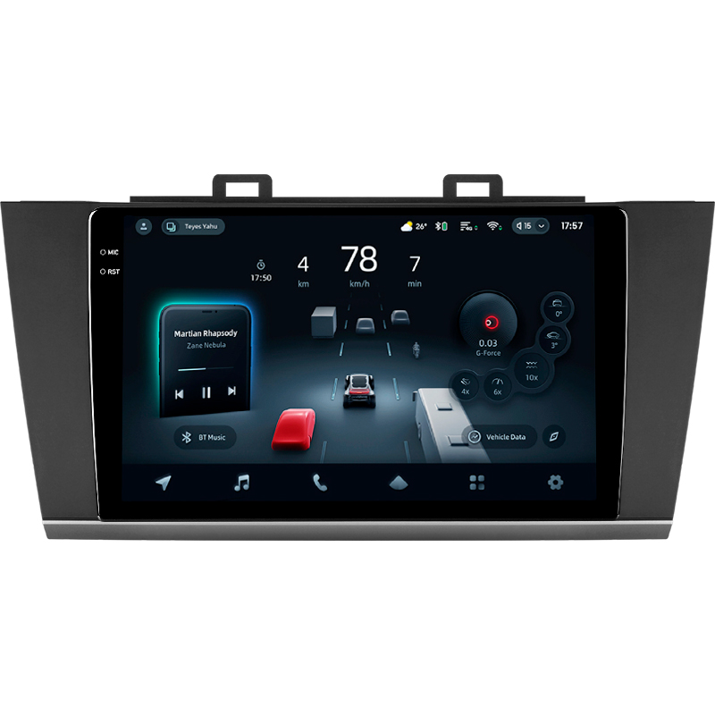 Android head unit Teyes CC4 Pro 8+128 Gb Subaru Outback 5 2014-2018 Legacy 6 2014-2017 9" 2k (L1)