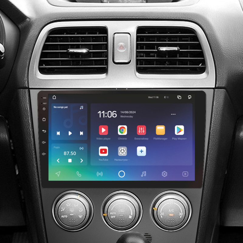 Android head unit SIGMA X9432 ANDROID 10 4+32 Gb 4G DSP Subaru Impreza GD GG 2002-2007 9"