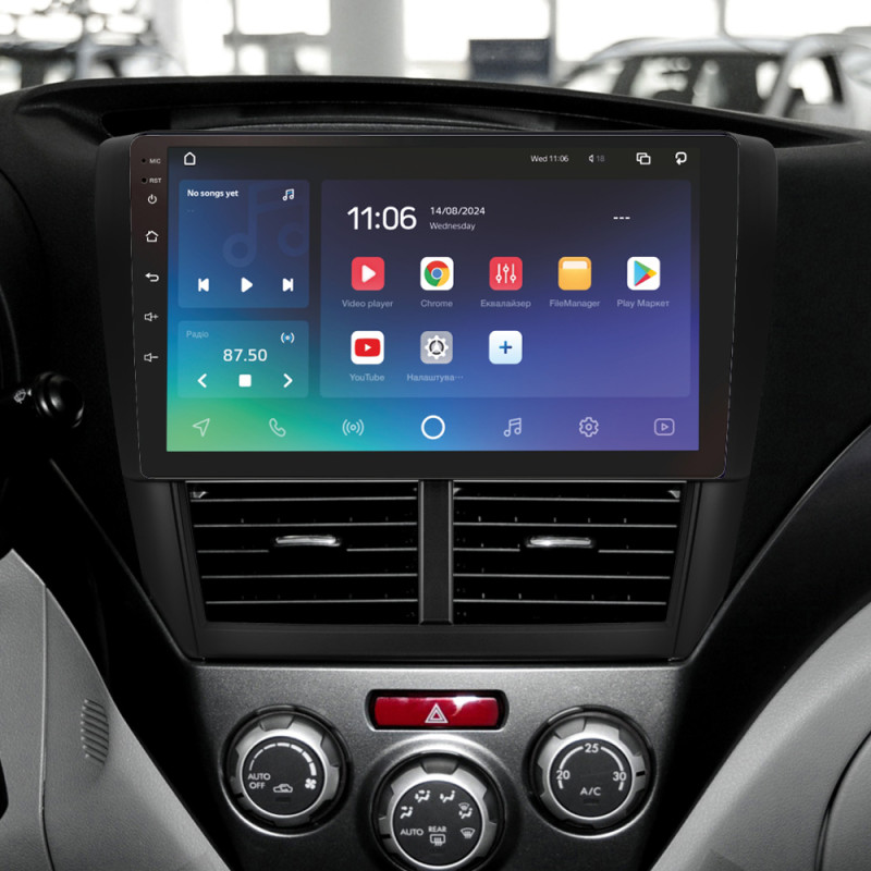 Android head unit SIGMA X9464 ANDROID 10 4+64 Gb 4G DSP Subaru Forester 3 SH 2007-2013 For Subaru Impreza GH GE 2007-2011 9"