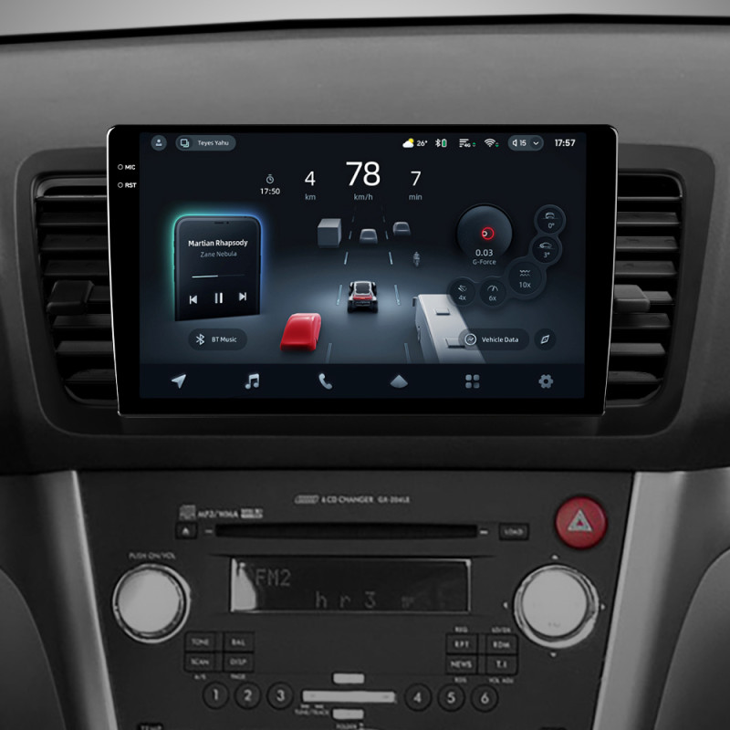 Android head unit Teyes CC4 Pro 12+256 Gb Subaru Outback 3 Legacy 4 2003-2009 9" 2k (L1)