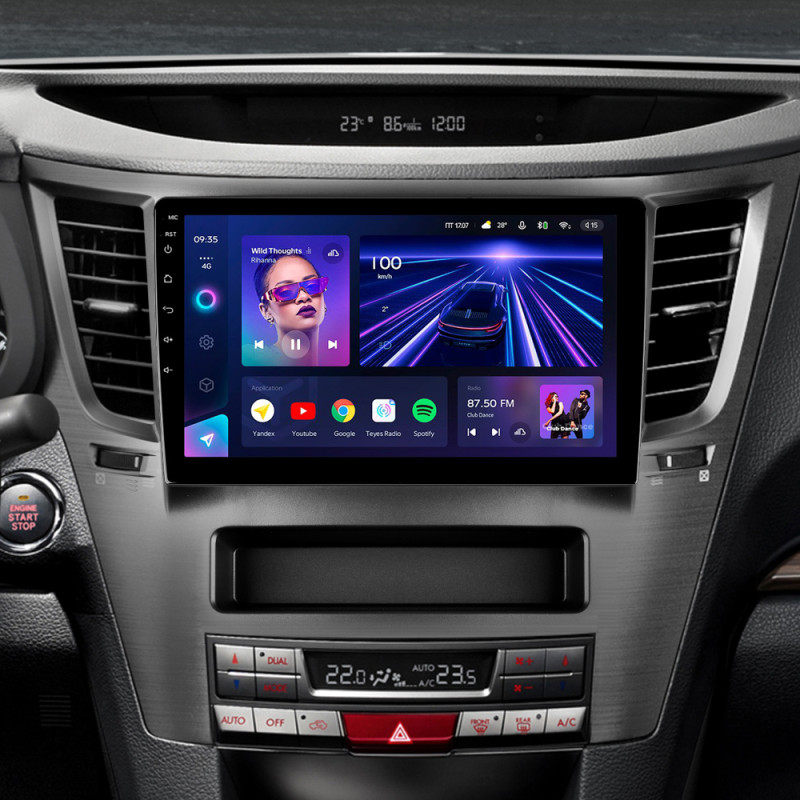 Android head unit Teyes CC3 4+32 Gb Subaru Outback 4 Legacy 5 2009-2014 9"