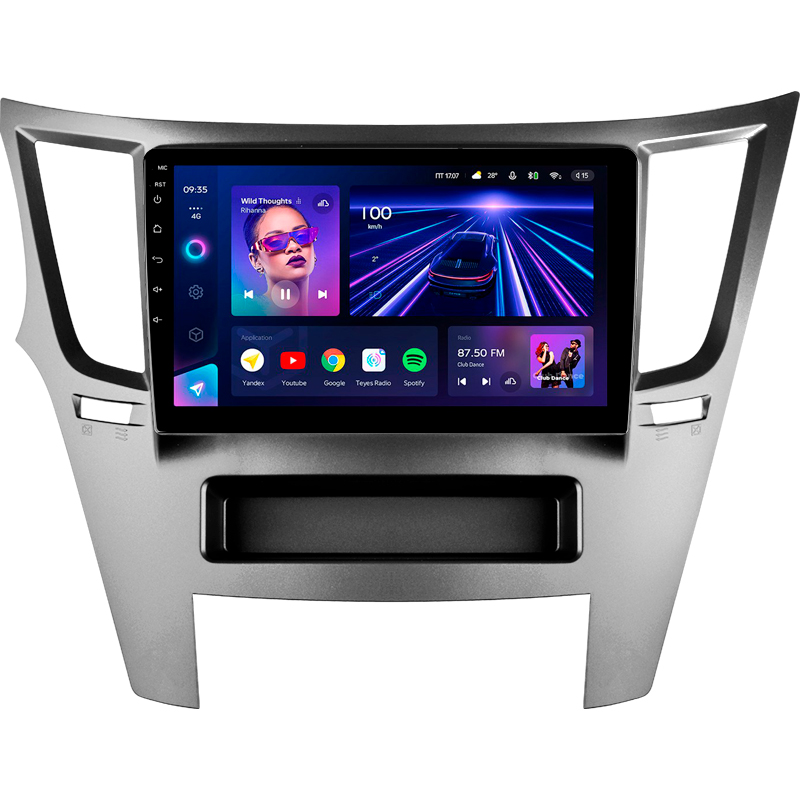 Android head unit Teyes CC3 4+32 Gb Subaru Outback 4 Legacy 5 2009-2014 9"