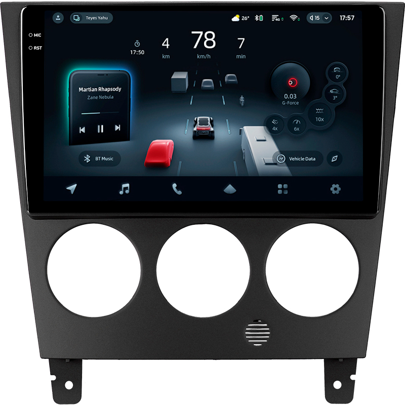Android head unit Teyes CC4 Pro 12+256 Gb Subaru Impreza GD GG 2002-2007 9" 2k
