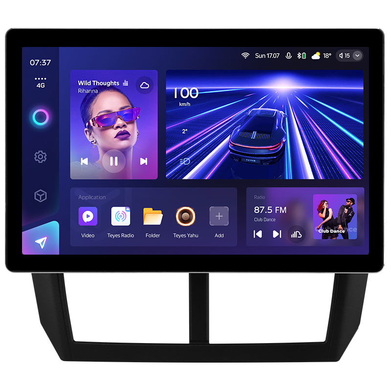 Android head unit Teyes CC3 4+32 Gb Subaru Forester 3 SH 2007-2013 For Subaru Impreza GH GE 2007-2011 11" 2k