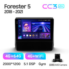 Android head unit Teyes CC3 4+64 Gb Subaru Forester 5 2018-2023 9" 2k