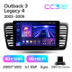 Android head unit Teyes CC3 6+128 Gb Subaru Outback 3 Legacy 4 2003-2009 9" 2k