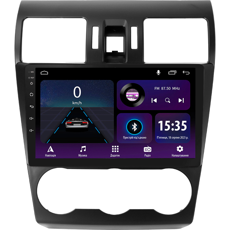 Android head unit SIGMA E9232 ANDROID 10 2+32 Gb Subaru Forester 4 SJ 2012-2015 (A) 9"