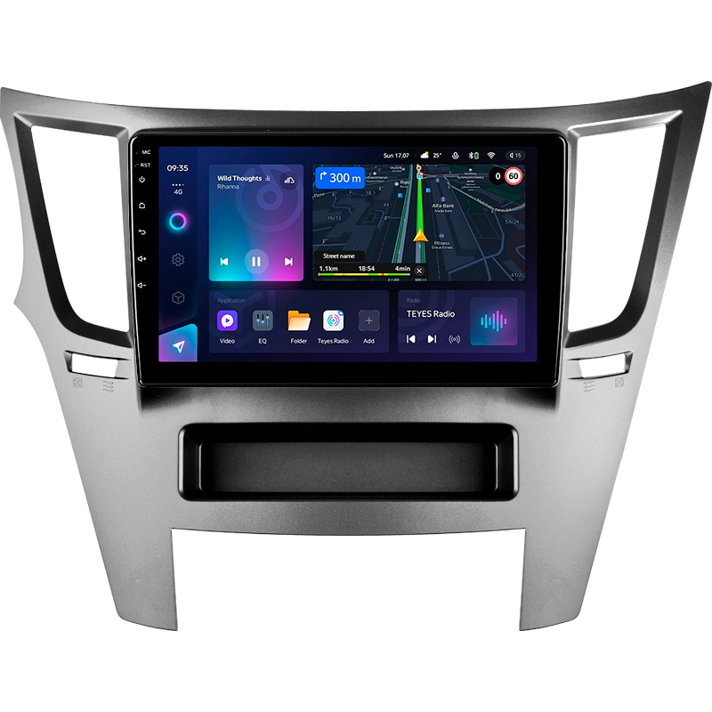 Android head unit Teyes CC3L 4+32 Gb Subaru Outback 4 Legacy 5 2009-2014 9"