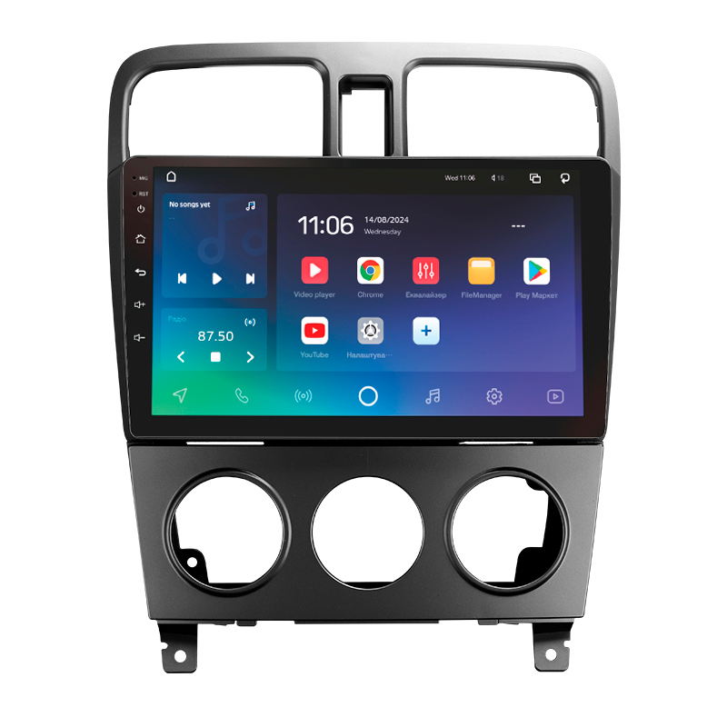 Android head unit SIGMA X9432 ANDROID 10 4+32 Gb 4G DSP Subaru Forester SG 2002-2008 9"