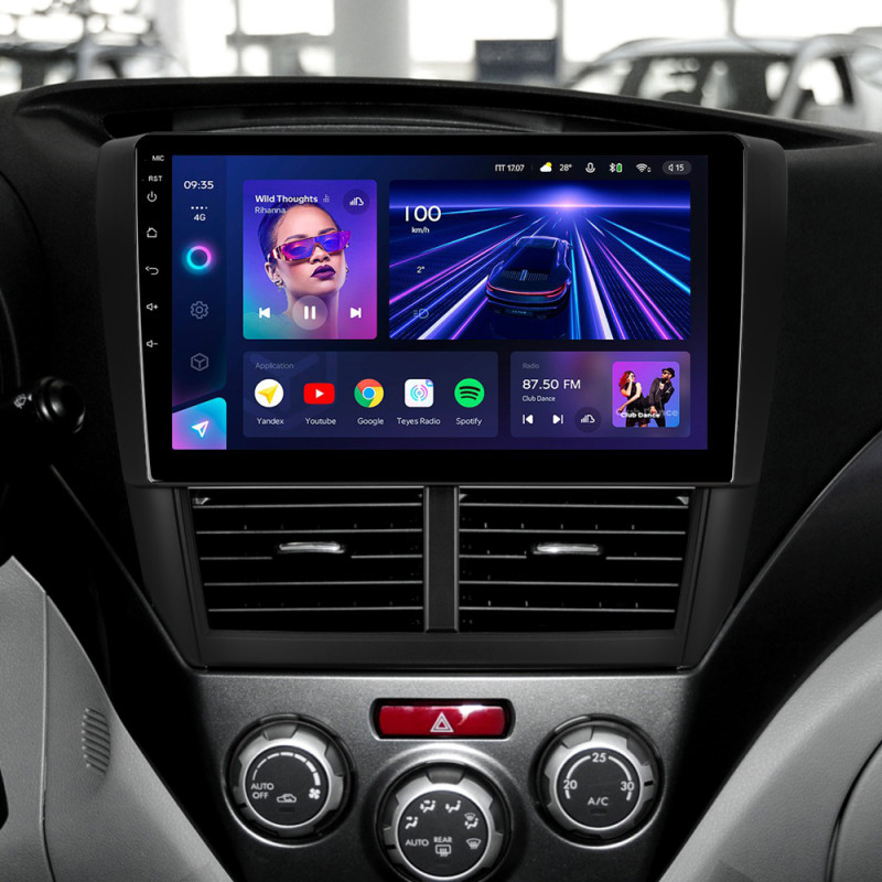 Android head unit Teyes CC3 4+32 Gb Subaru Forester 3 SH 2007-2013 For Subaru Impreza GH GE 2007-2011 9"
