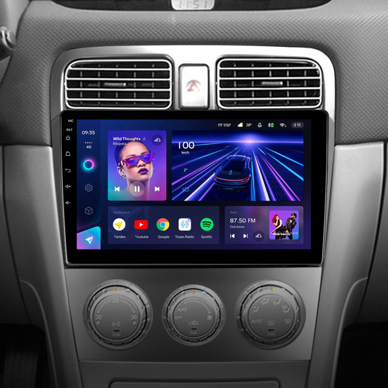 Android head unit Teyes CC3 4+32 Gb Subaru Forester SG 2002-2008 9"