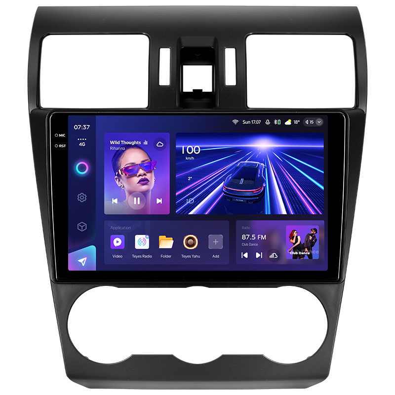 Android head unit Teyes CC3 6+128 Gb with 360° surround view° Subaru Forester 4 SJ 2012-2015 (A) 9" 2k