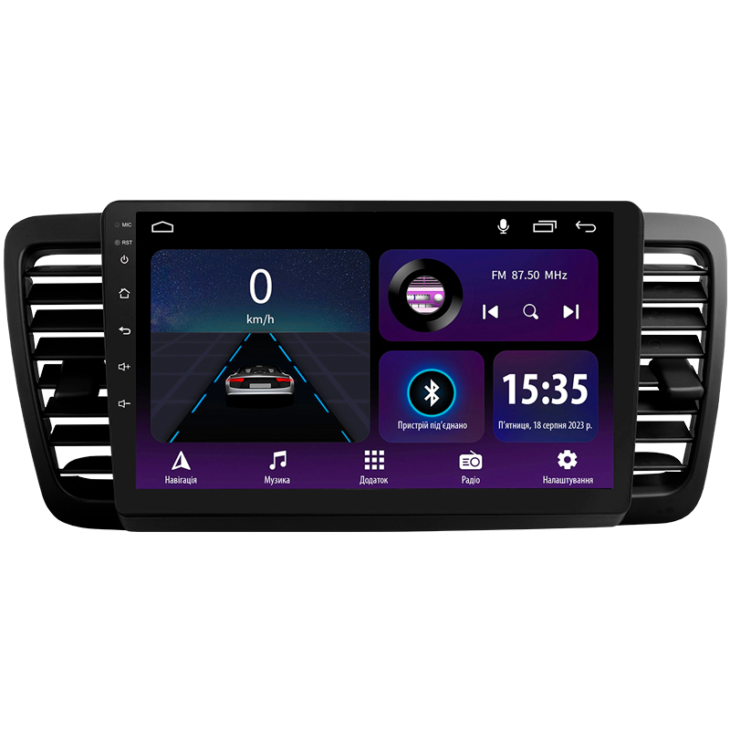 Android head unit SIGMA E9232 ANDROID 10 2+32 Gb Subaru Outback 3 Legacy 4 2003-2009 9"