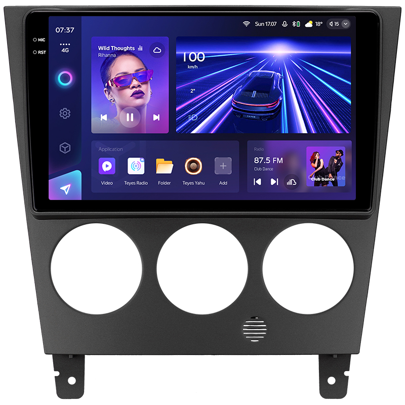 Android head unit Teyes CC3 4+64 Gb Subaru Impreza GD GG 2002-2007 9" 2k