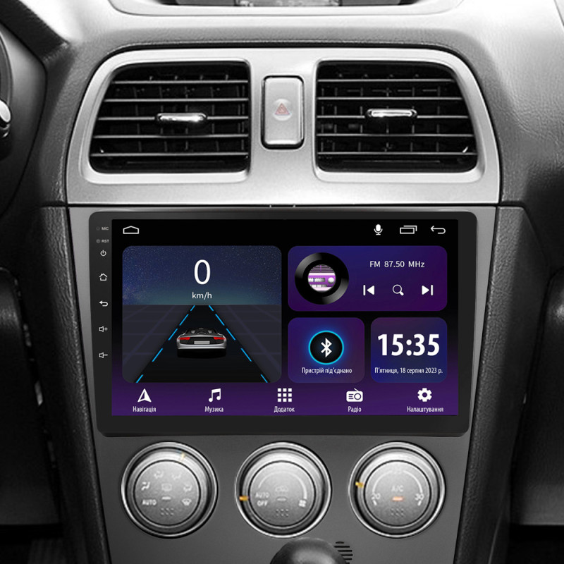 Android head unit SIGMA E9232 ANDROID 10 2+32 Gb Subaru Impreza GD GG 2002-2007 9"