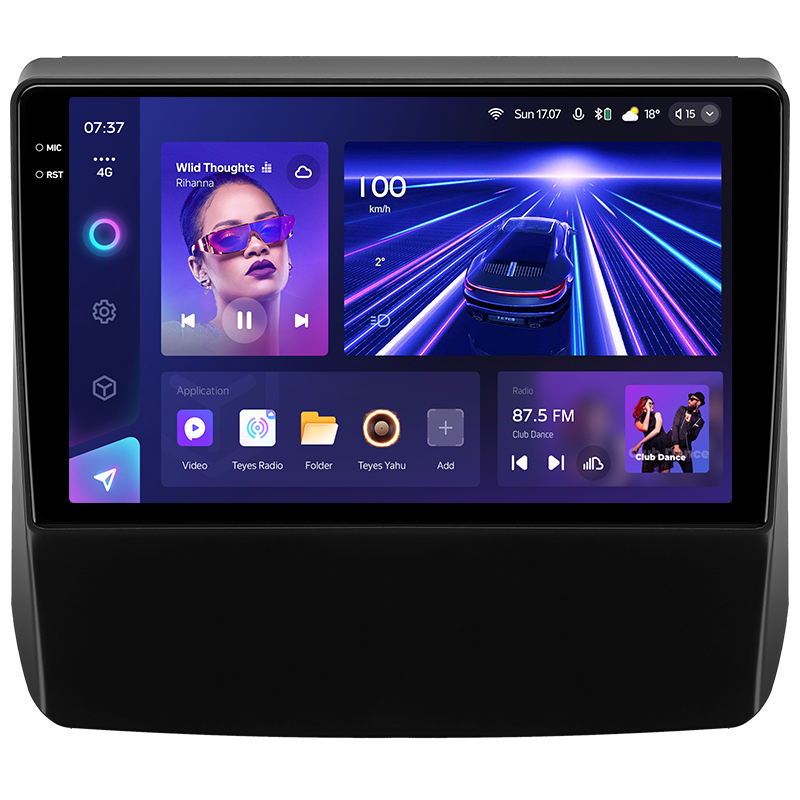 Android head unit Teyes CC3 6+128 Gb with 360° surround view° Subaru Forester 5 2018-2023 9" 2k